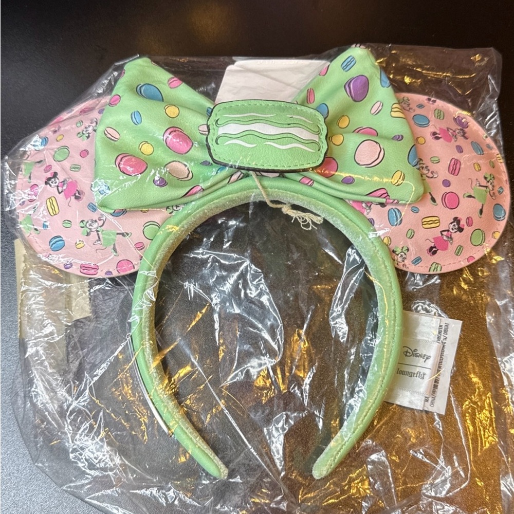 Disney Parks Minnie Macaron Ears | Pastel Paris Treats Collection 🍬